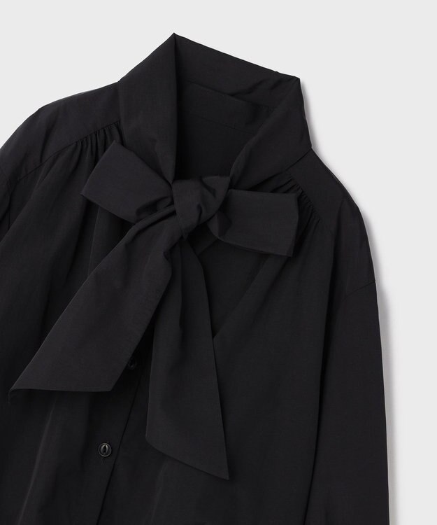 GRACE CONTINENTAL ボウタイシャツブルゾン ブラック