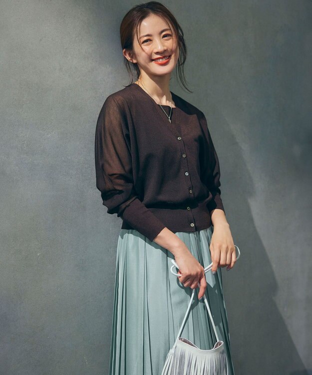 23区 2WAY パール コイン ネックレス シルバー系