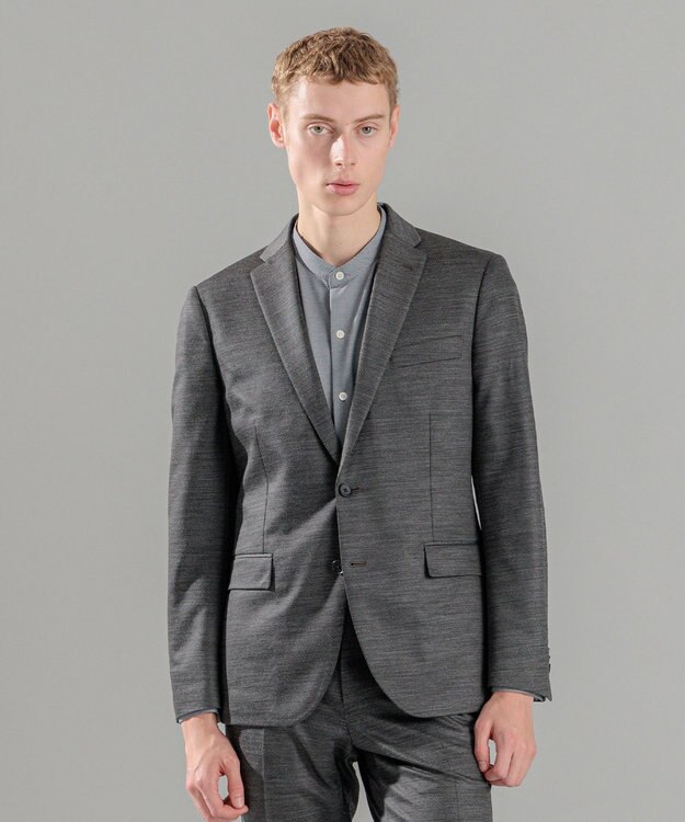 JOSEPH HOMME 新素材【抜群のストレッチ性/セットアップ対応可】スプリングウールジャージー ジャケット グレー系