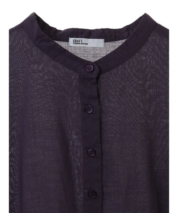 CRAFT STANDARD BOUTIQUE インド綿ティアードマキシワンピース Purple