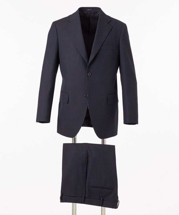 J.PRESS MEN 【CUBA BEACH GENTRY】尾州アーカイブ ストライプ スーツ/総裏 ネイビー系1