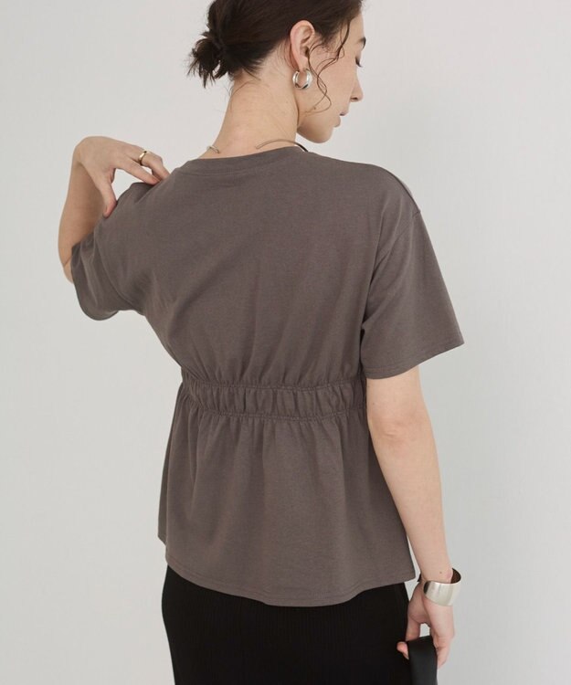 WEGO 【ANGIE VINTAGE】ビスチェ風シャーリングT スミクロ