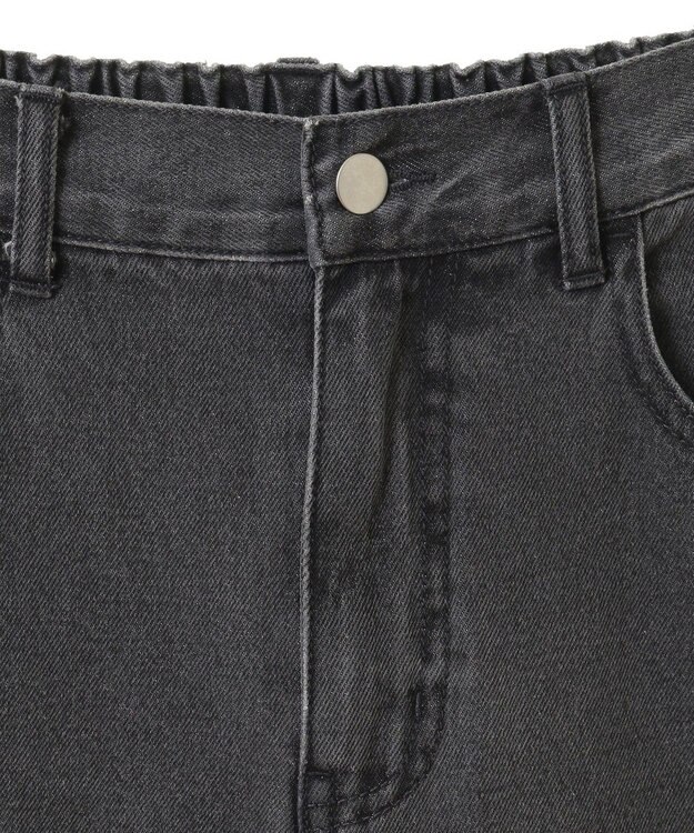 Green Parks ・ＤＯＵＢＬＥ　ＦＬＡＧＳ　サイドリボン刺繍デニ Black