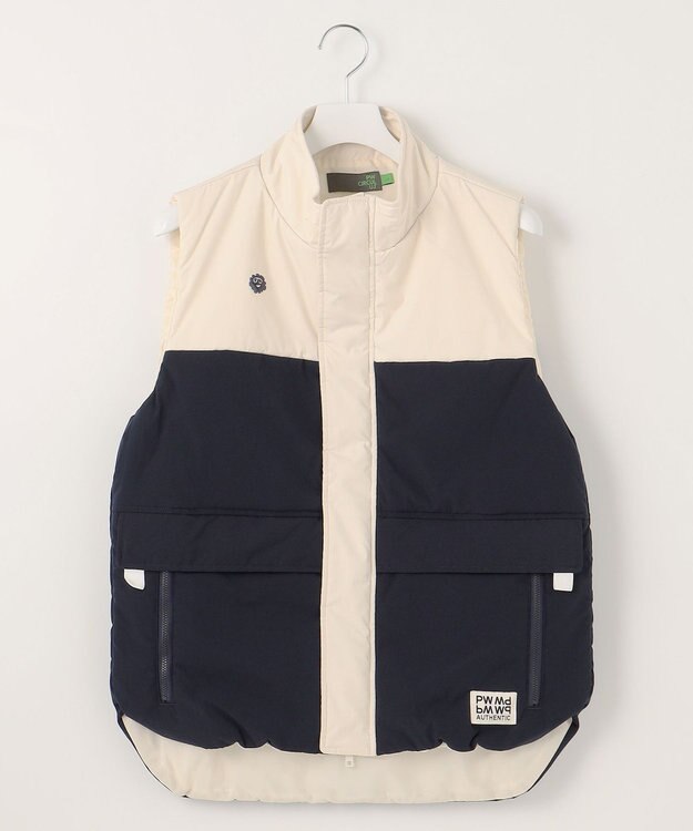 PW CIRCULUS 【手軽に防寒】【MEN】中綿ベスト ネイビー系