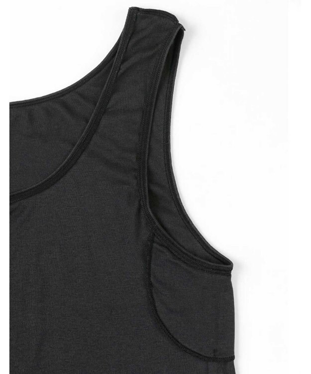 une nana cool オーガニックコットン 汗とりパッド付きタンクトップ BL