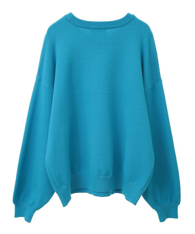 Green Parks ミッキー＆フレンズ／ジャガードニットプルオーバー Blue