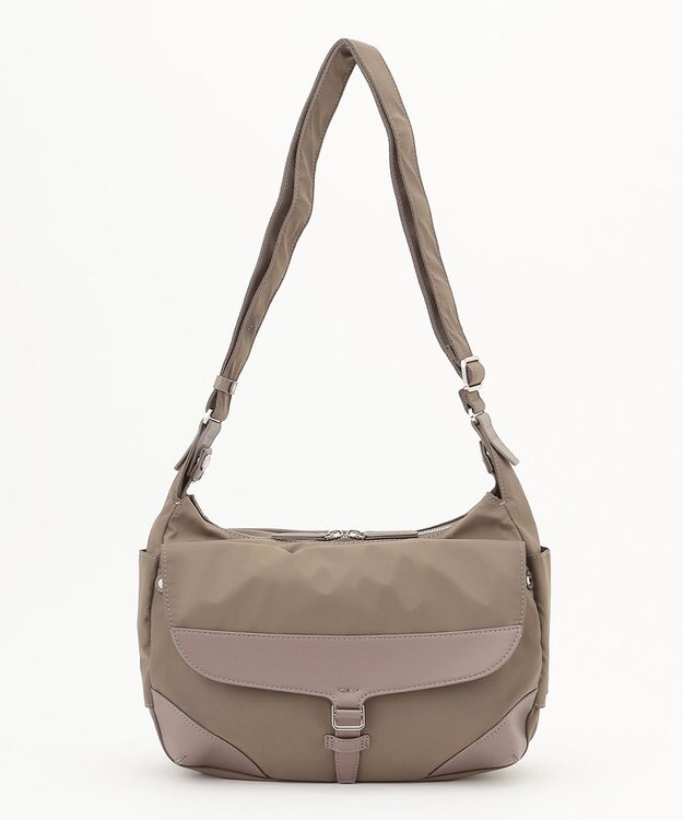 Y'SACCS ミリタリーフラップショルダー　Sサイズ グレージュ