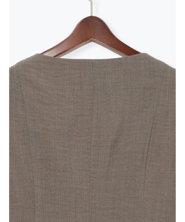 Te chichi スクエアネックジレ【AOYAMA FASHION ASSOCIATION × Te chichi】 モカ