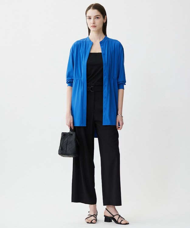 ICB L 【WEB限定カラーあり・UVカット・接触冷感・速乾】マットスキューバ  ラッシュガードブルゾン ラピスラズリ系