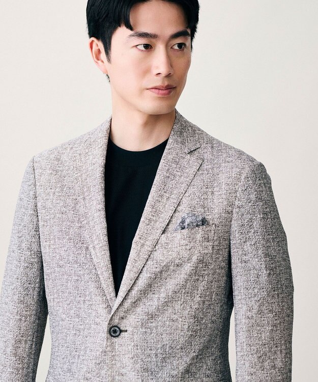 JOSEPH ABBOUD 【洗える/UV/エコ撥水/26SSモデル登場】ライトウェーブライト ジャケット ベージュ系【新色追加】