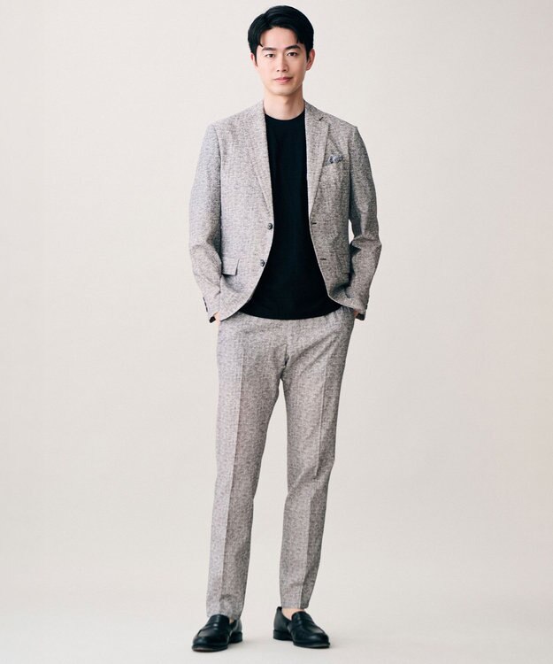 JOSEPH ABBOUD 【洗える/UV/エコ撥水/26SSモデル登場】ライトウェーブライト ジャケット ベージュ系【新色追加】