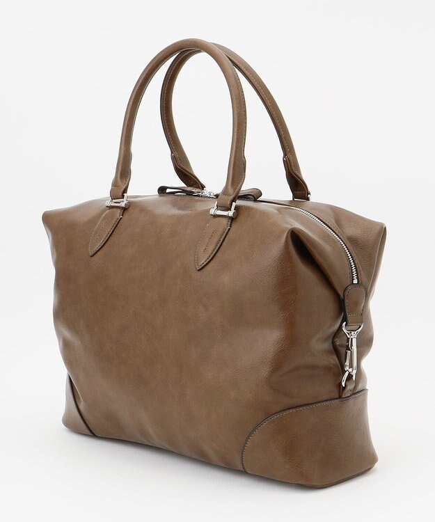 UNBILLION 【テレビ ドラマ着用アイテム】Otias アンティークタイプ合皮2WAYボストン ブラウン