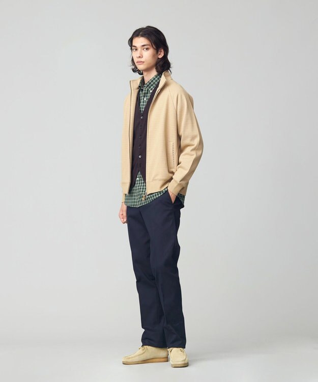 J.PRESS MEN ソフトＷフェイス トラックジャケット ベージュ系