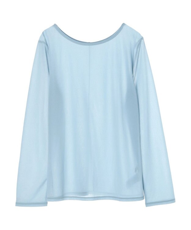 earth music&ecology シアーカットプルオーバー Grayish Blue