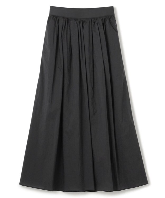 uncrave 【撥水・洗濯機洗い可】シアープルーフナイロン フレアスカート（uncrave STANDARD） ブラック