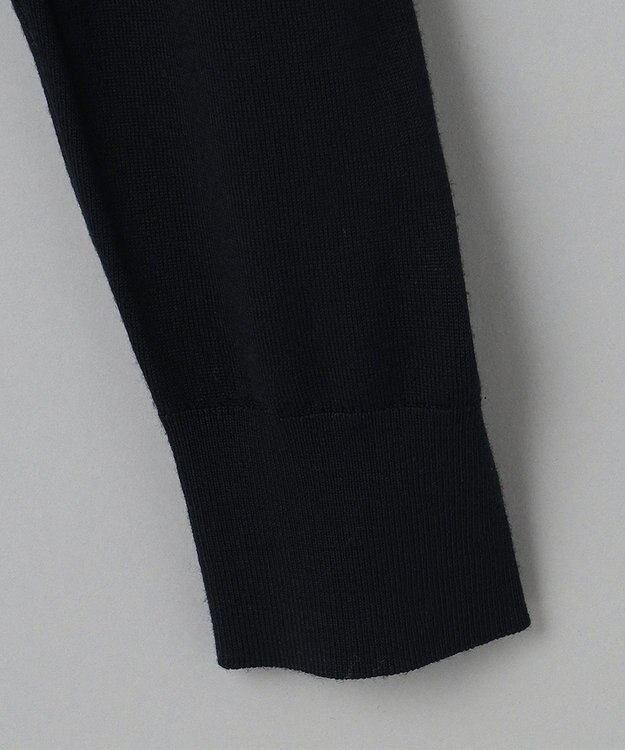 GOTAIRIKU ハイゲージ＿ニットポロ ブラック系