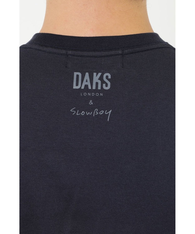 DAKS SLOWBOY「ソーセージ・マックス」Tシャツ ネイビー