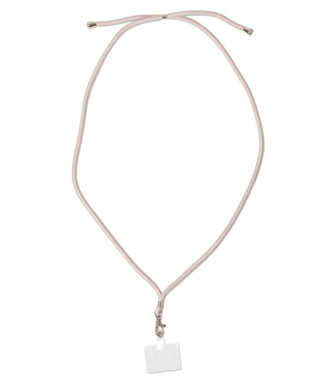 WEGO シート付きロープストラップ ピンク