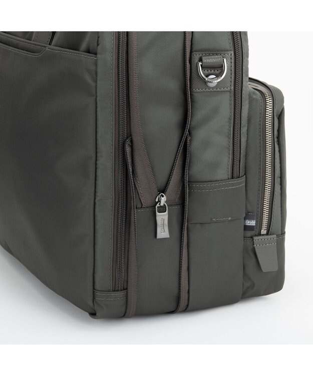 ACE BAGS & LUGGAGE Orobianco ジェッターノ ビジネスバッグ A4サイズ 14インチPC収納 16L エキスパンド ２気室 93152 オロビアンコ ダークグレー