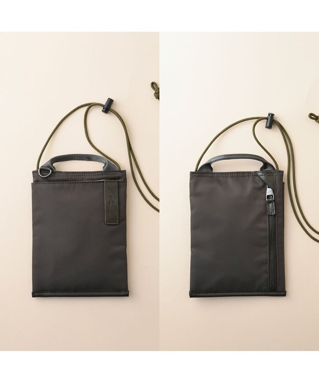 ACE BAGS & LUGGAGE 【雑誌掲載】W&.Day/Night ポッケス スリムリュック A4サイズ 14.0インチPC収納 15277 ダブルアンドデイナイト マザーズバッグ チャコールグレー