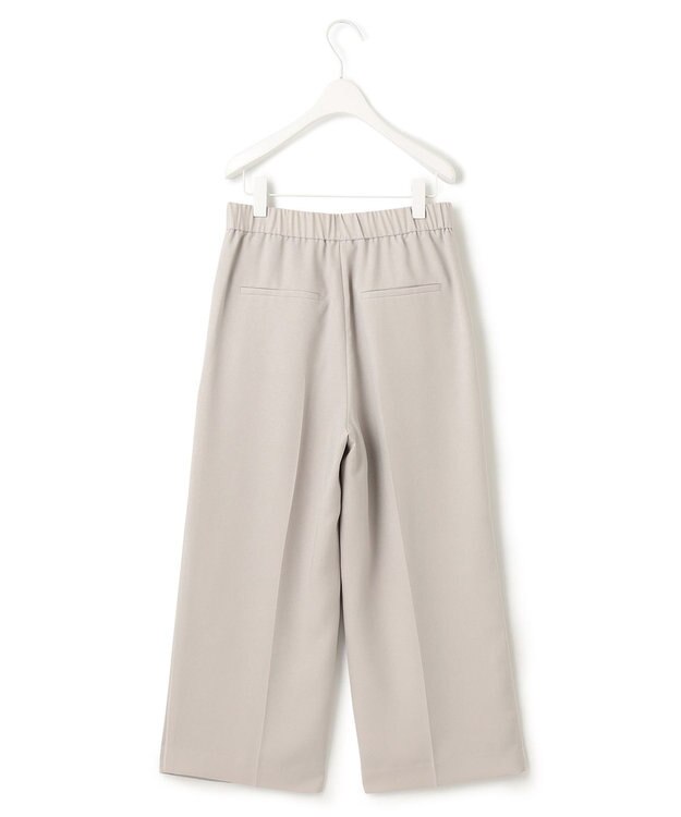 ICB 【WEB限定カラーあり】FluidBackSatin ワイドクロップドパンツ トープ系［WEB限定］