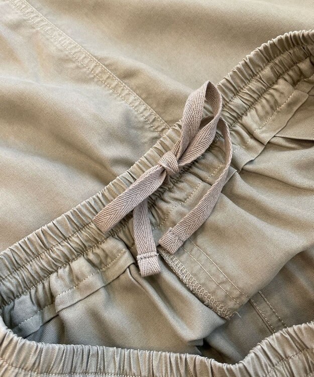 自由区 L 【セット可/洗える】テンセルデニム ロングスカート ベージュ系