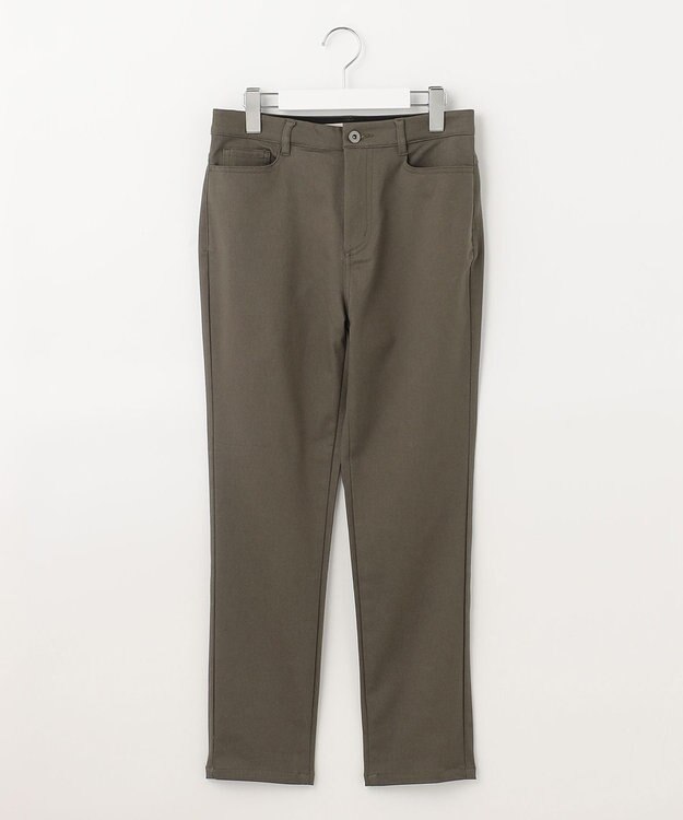 UNFILO 【洗える】撥水ハイストレッチパンツ カーキ