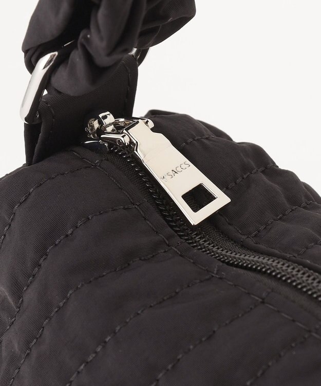 Y'SACCS 【Y’SACCS vous et】ギャザーショルダーヌビバッグ ブラック
