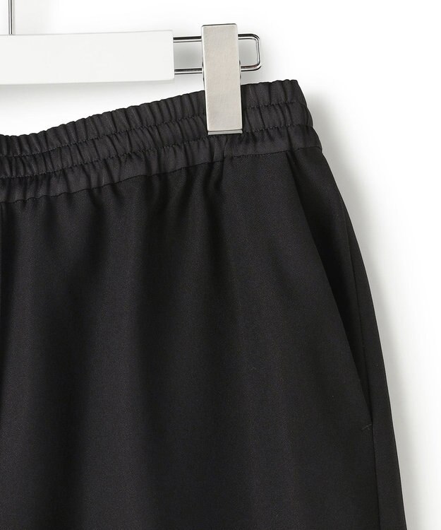 ICB L 【先行予約・WEB限定カラーあり】FluidBackSatin ワイドパンツ ブラック