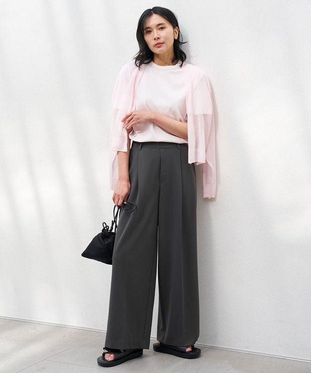 UNFILO BEAUTYFORM-Tコットン ベーシックTシャツ ピンク