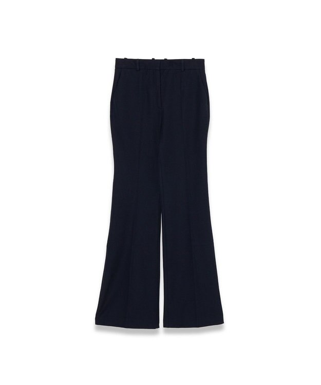 JOSEPH 【FOUNDATIONS】ギャバジンストレッチ フィットフレアートラウザーズ Navy