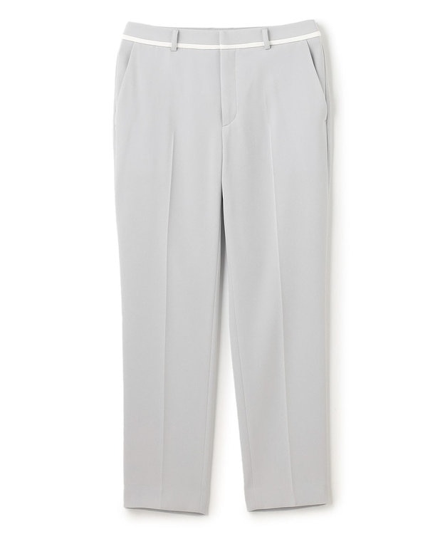 BEIGE， 【L-size】CINDY / クロップドパンツ Ice blue × White