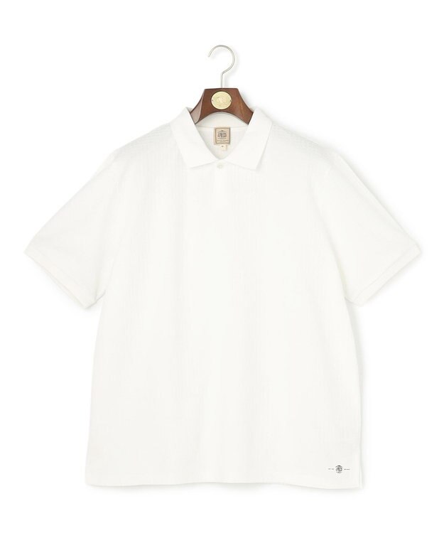 J.PRESS MEN 【KING SIZE】【J.PRESS PREMIUM JERSEY】スキッパー ポロシャツ ホワイト系