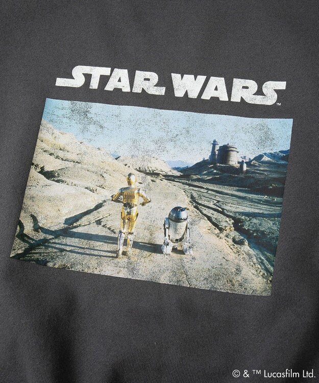 Green Parks ＳＴＡＲ　ＷＡＲＳ／オフショルスウェット Charcoal Gray