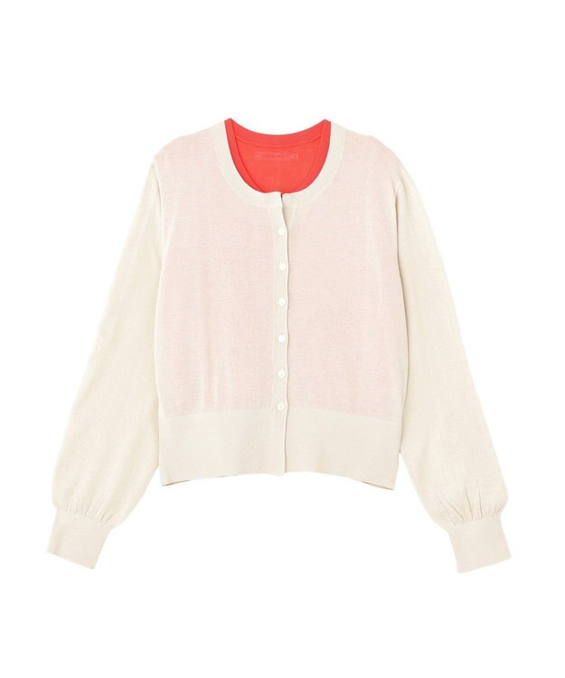AMERICAN HOLIC 【2SET・接触冷感】カーディガン+ノースリーブニット Beige