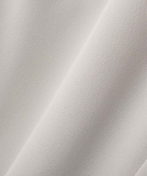 YECCA VECCA パールペプラムジレ Gray Beige