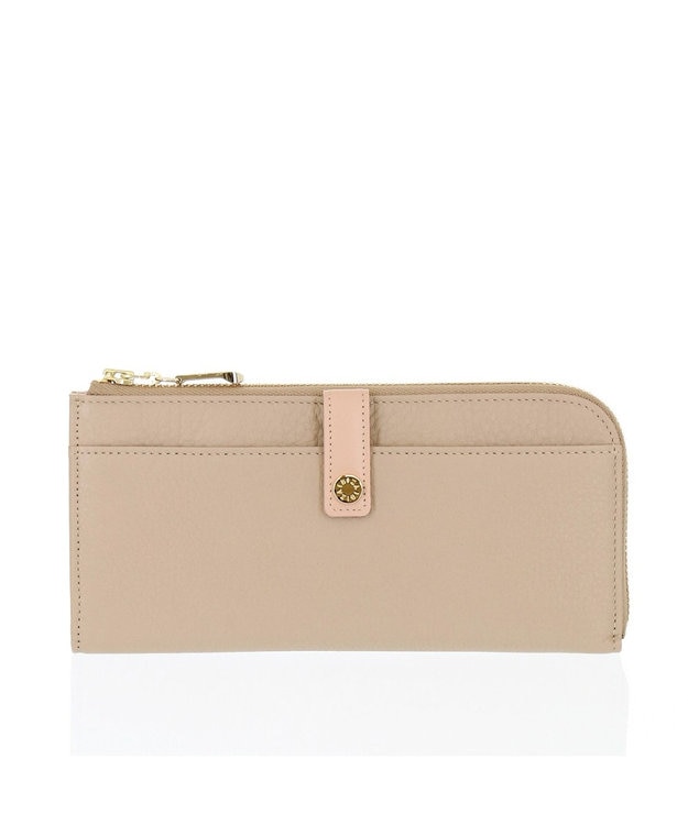 IBIZA フェリース　Ｌ字ファスナー長財布 ピンクベージュ