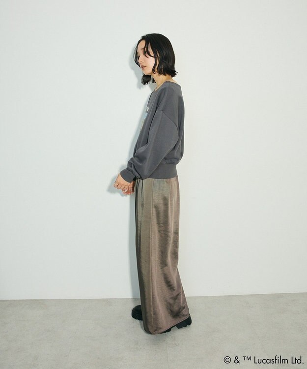 Green Parks ＳＴＡＲ　ＷＡＲＳ／オフショルスウェット Charcoal Gray