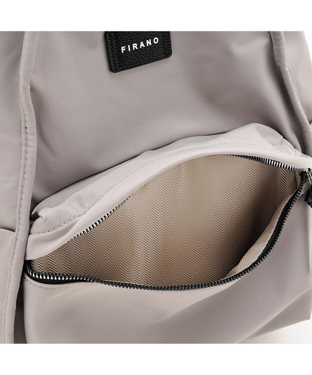 MioFIRANO はっ水軽量ナイロンオーバルハンドルリュック　FIRANO フィラノ GRAY