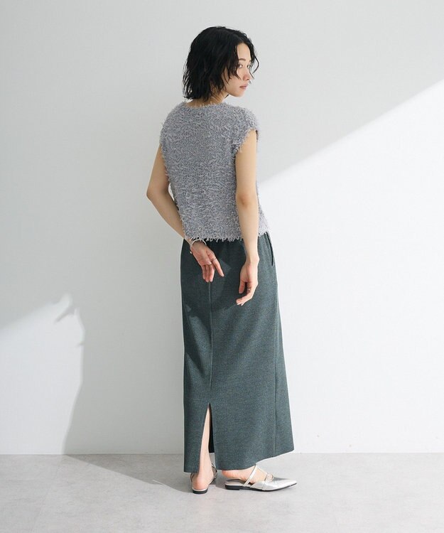 Green Parks ・ｓｗｉｎｇ　ｂｙ　チュールヤーンプルオーバー Gray