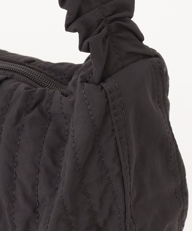 Y'SACCS 【Y’SACCS vous et】ギャザーショルダーヌビバッグ ブラック