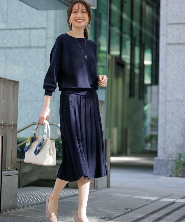 ANY SIS 【美人百花7月号掲載】レディノーブルスクエアブガッティ バッグ アイボリー