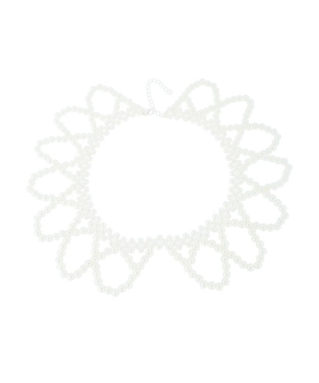 Green Parks ・ＨＡＬＦ　ＴＩＭＥ　パールカラーネックレスＢ White