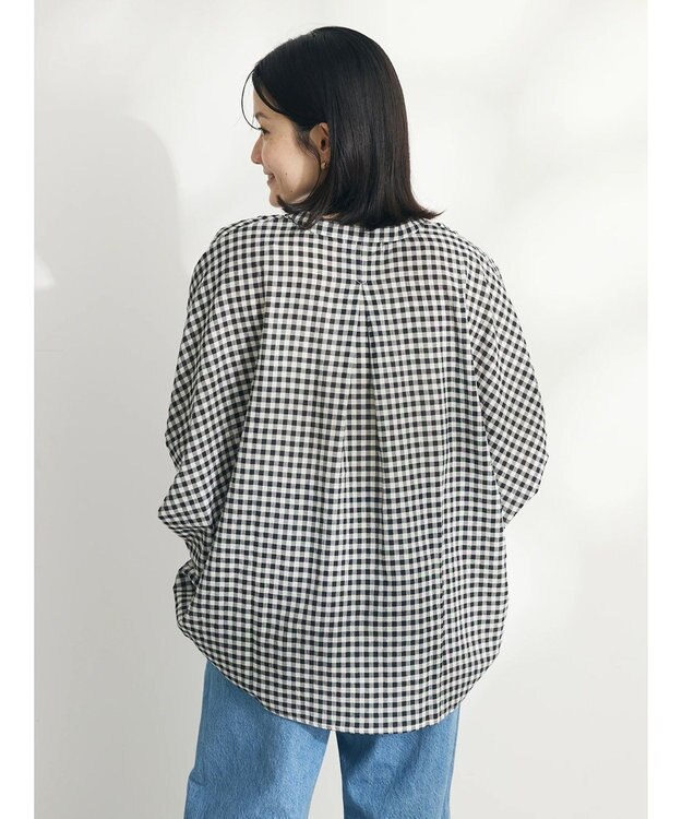CRAFT STANDARD BOUTIQUE バンザイブラウス Gingham Check