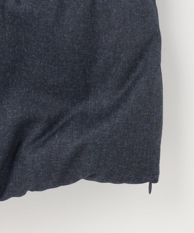 組曲 【洗える】ライトタフタロングダウン ネイビー系5