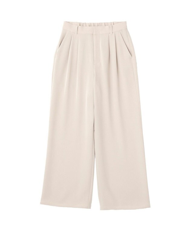 AMERICAN HOLIC 【イージーケア】ドレープパンツ Light Beige