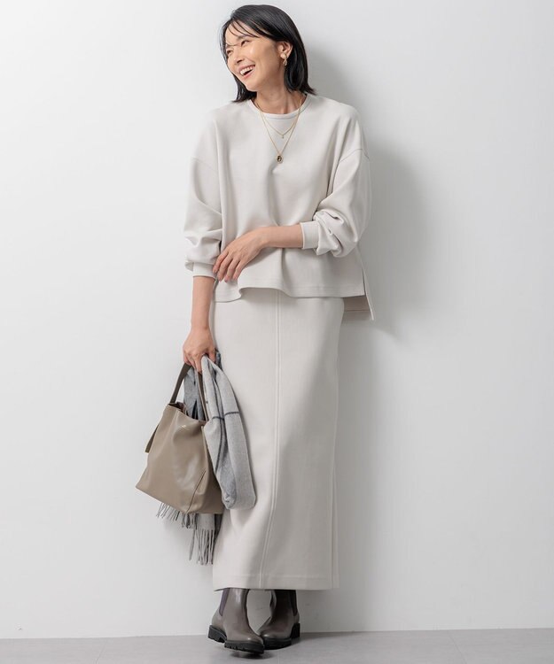 23区 レザー2WAY ショルダーバッグ ベージュ系