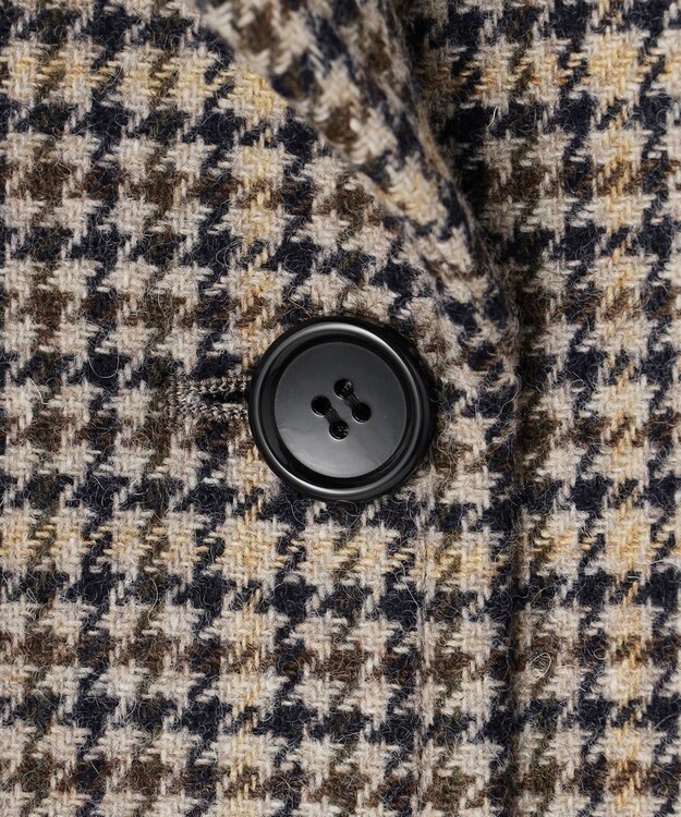 23区 【Oggi11月号掲載】ボンディング チェックツイード ジャコット ブラウンチェック