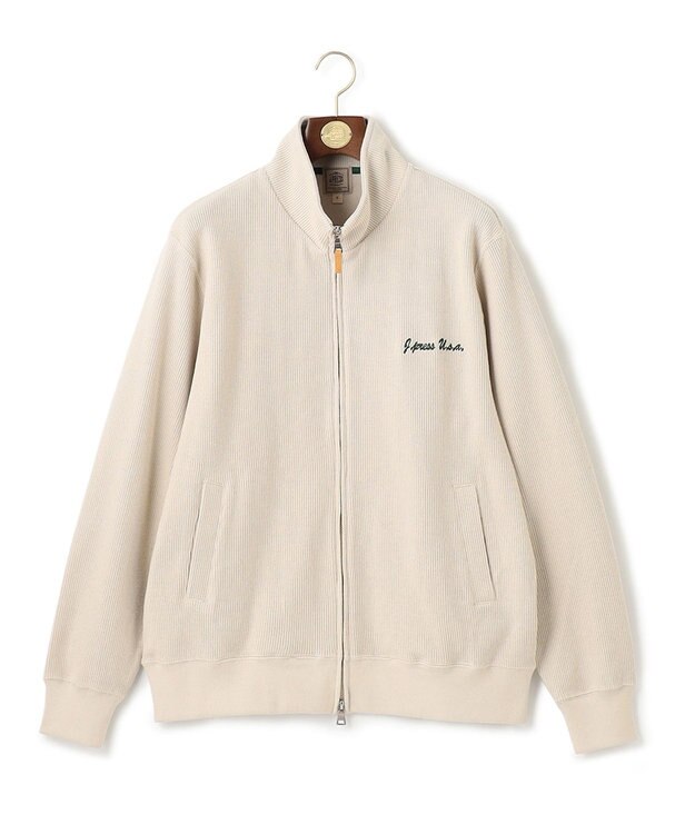 J.PRESS MEN ツイストＷフェイス トラックジャケット ベージュ系