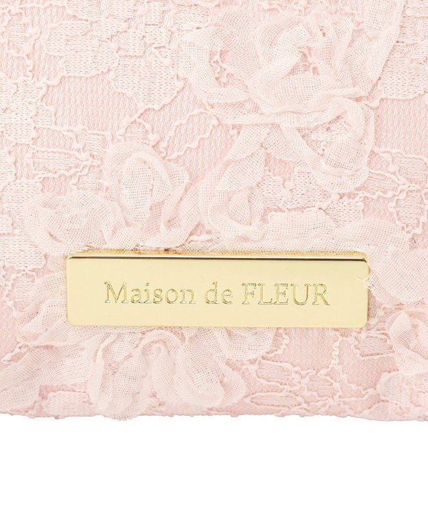 Maison de FLEUR 桜リボンポーチ Light Pink